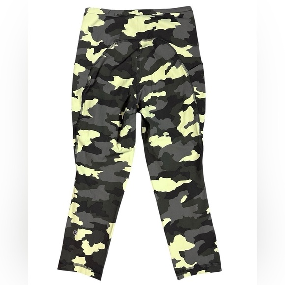 Lululemon Crispin Green Multi Camo Swift Speed High Rise Crop 21” Legging Tight - Picture 8 of 15